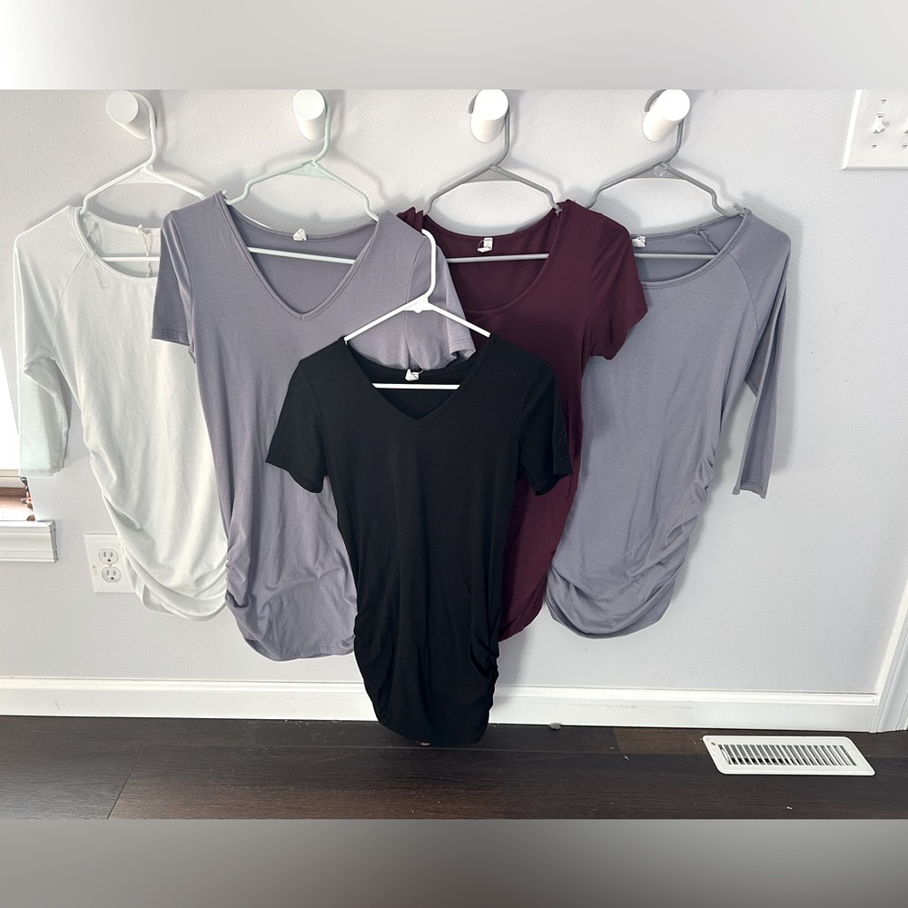 PinkBlush Maternity Tees Bundle of 5